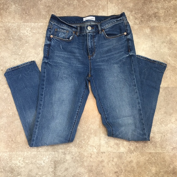 LOFT Distressed Modern Skinny Jeans - Picture 2 of 8